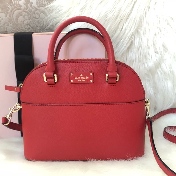 kate spade Handbags - Kate Spade ♠️ NWT Red Mini Satchel/Crossbody Bag
